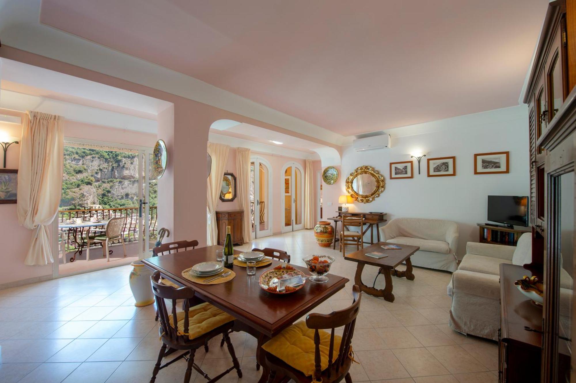 Casa Le Terrazze Apartment Позитано Екстериор снимка